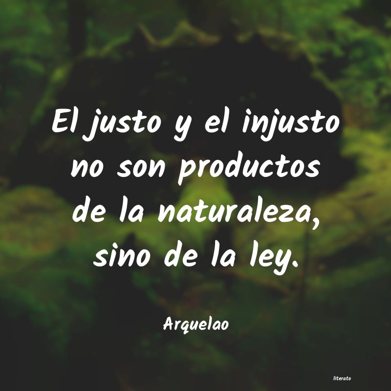 frases de Arquelao