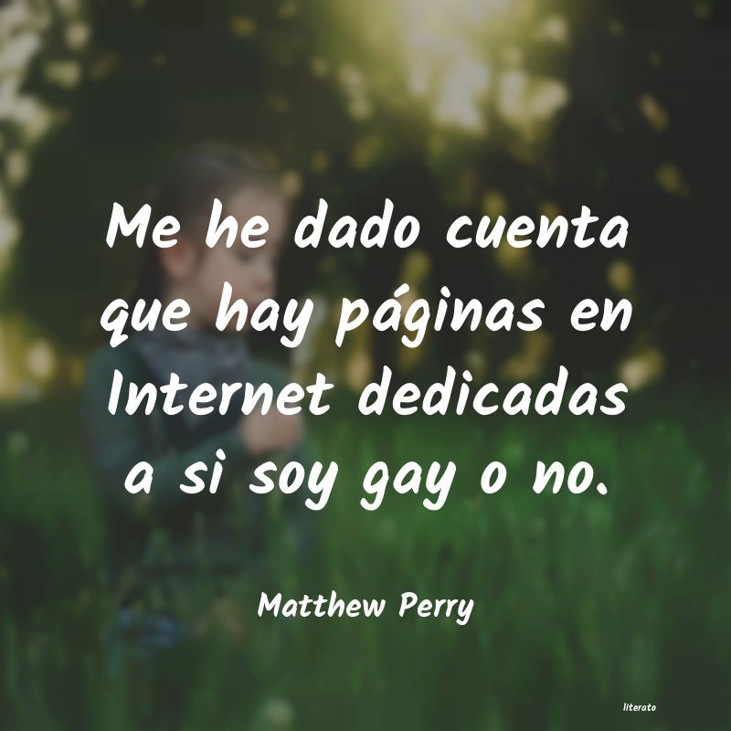 Frases de Matthew Perry