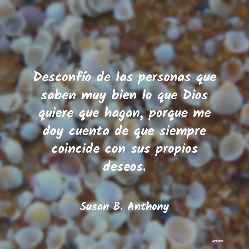 Frases de Susan B. Anthony