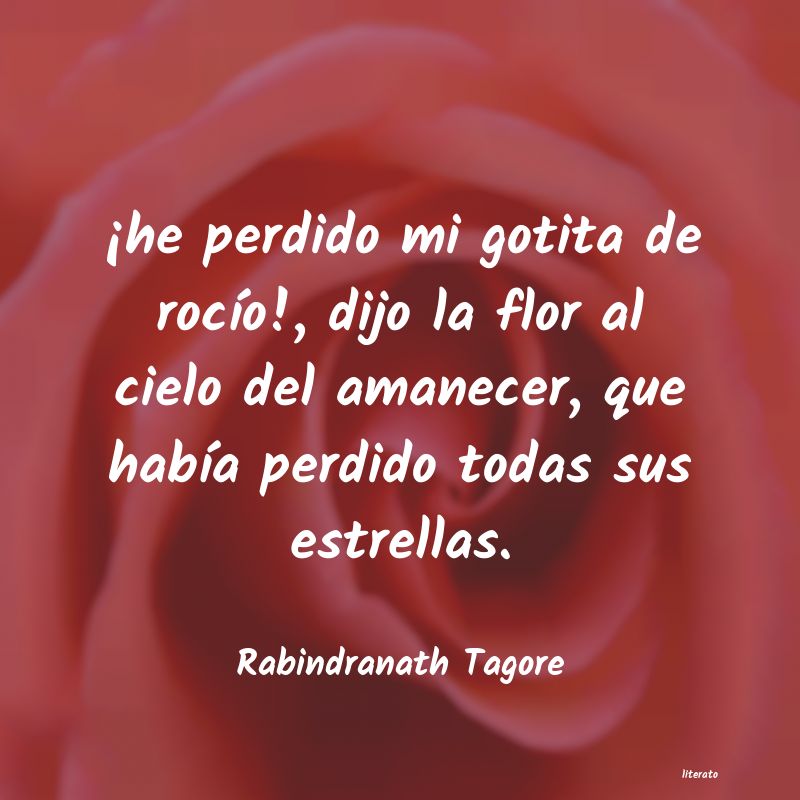 Frases de Rabindranath Tagore