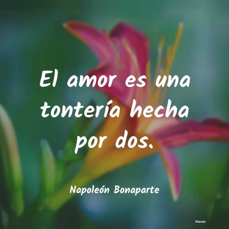 frases de Napoleón Bonaparte