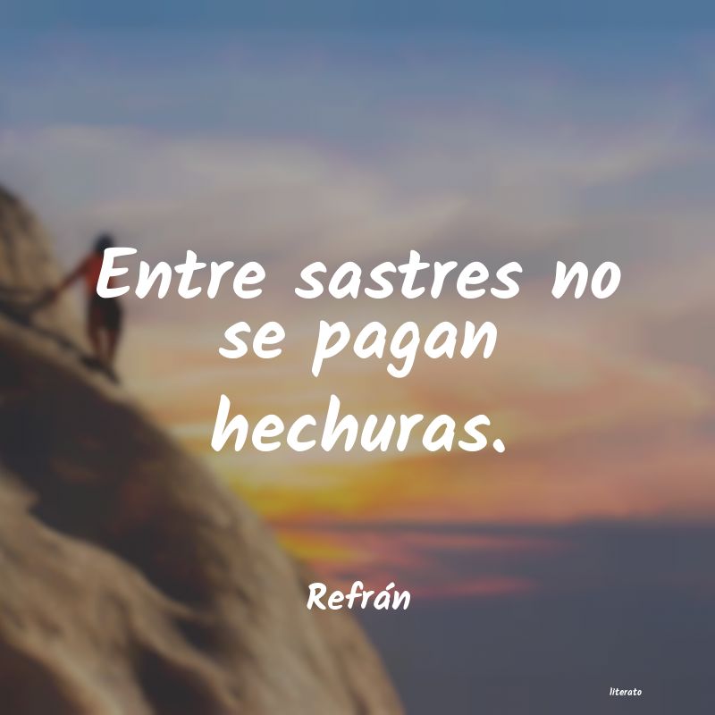 Frases de Refrán