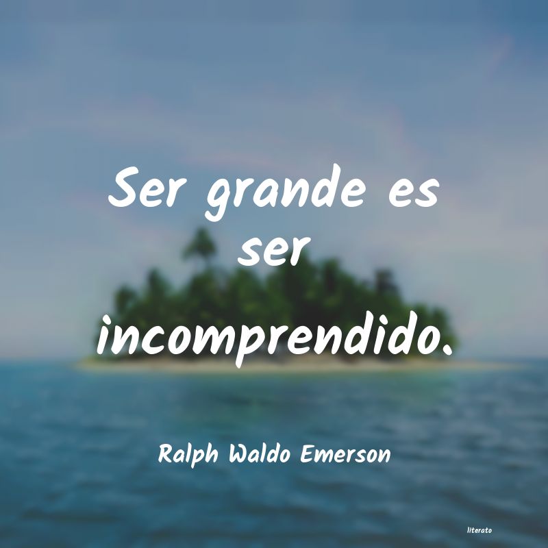 frases de Ralph Waldo Emerson