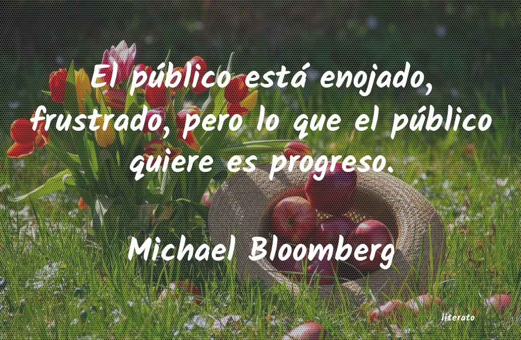 Frases de Michael Bloomberg