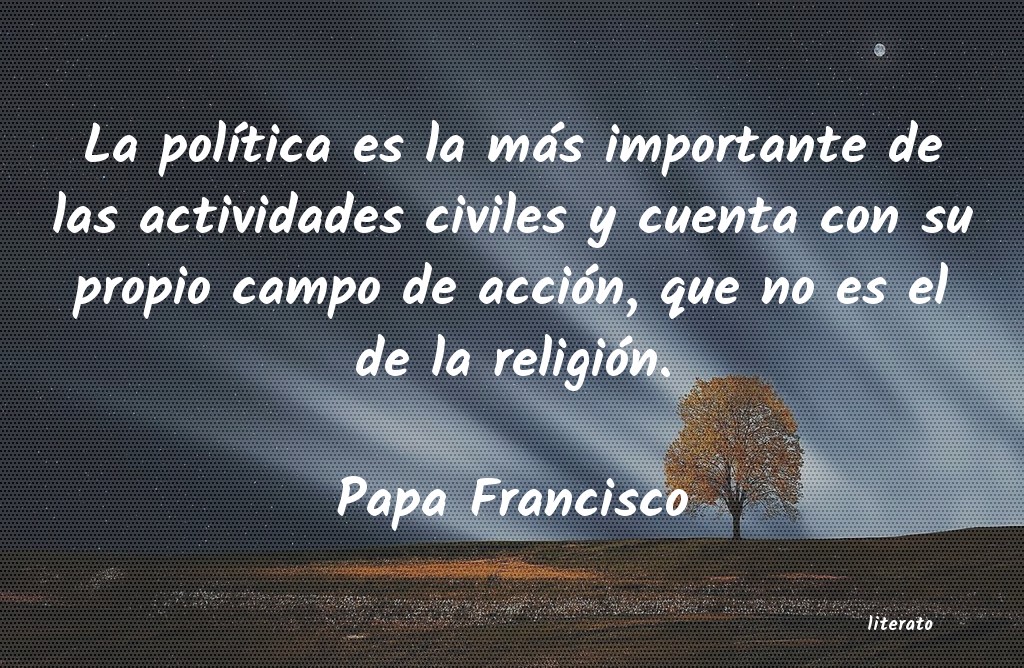 Frases de Papa Francisco