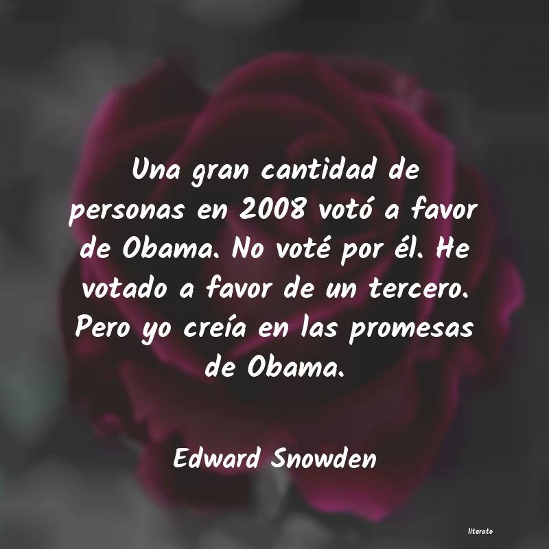 Frases de Edward Snowden