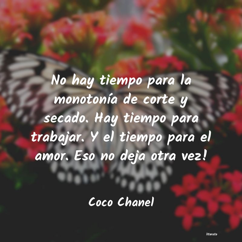 frases de Coco Chanel