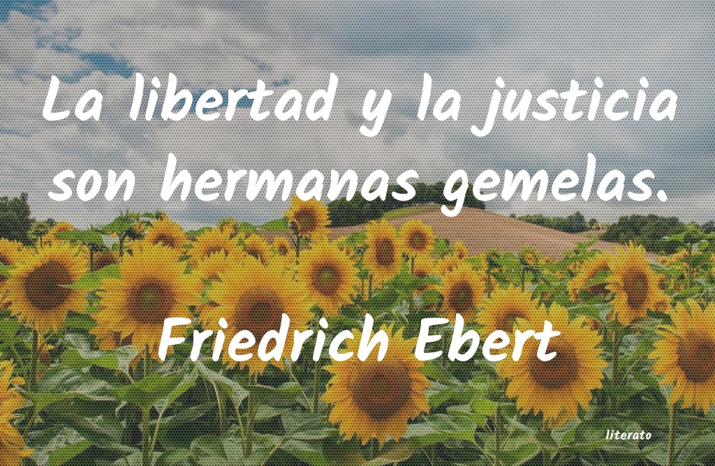 Frases de Friedrich Ebert