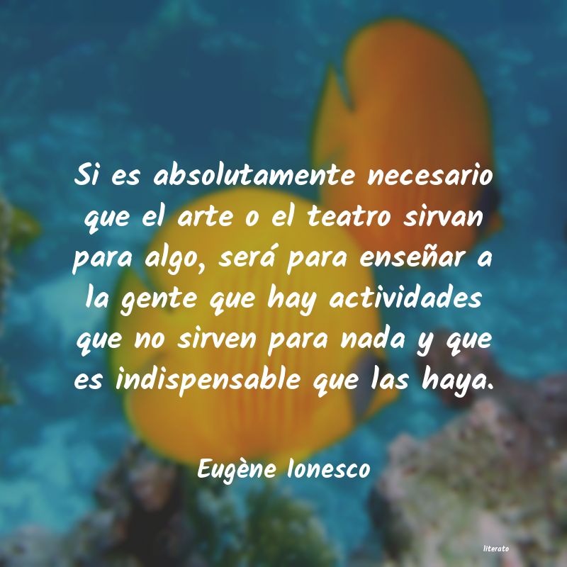 frases de EugÃ¨ne Ionesco