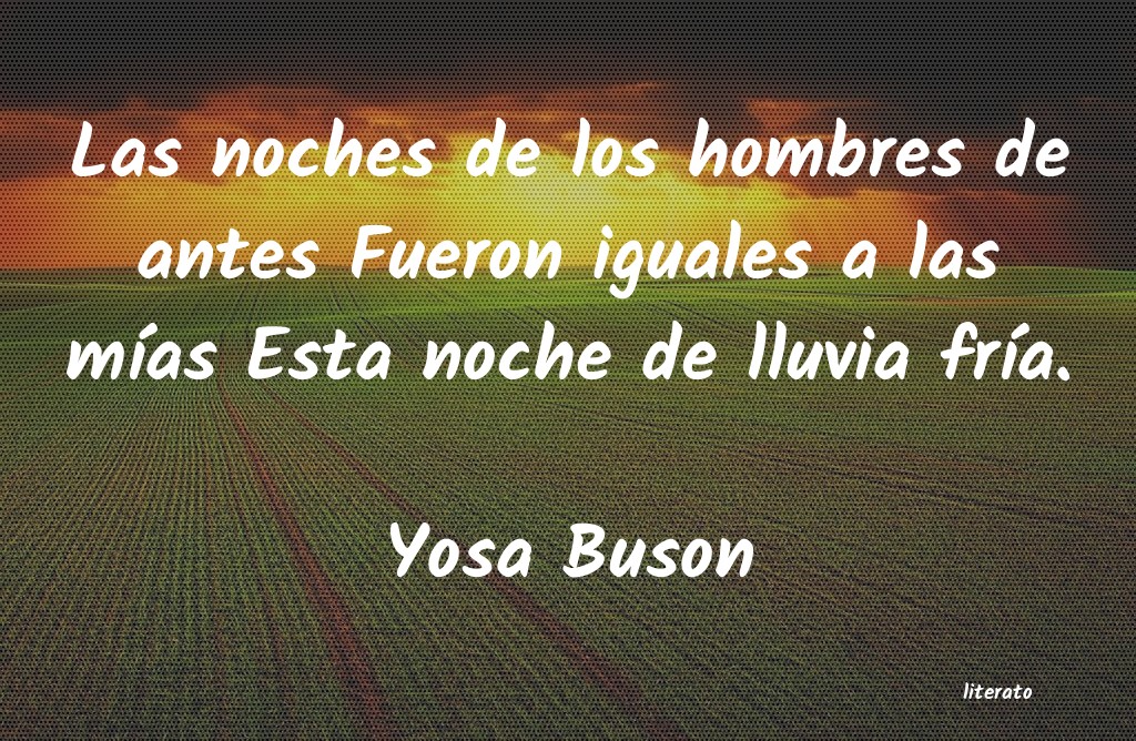 Frases de Yosa Buson