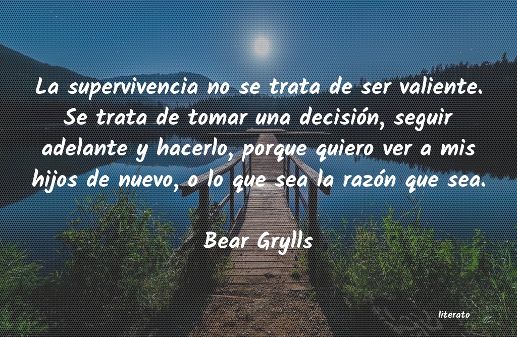 Frases de Bear Grylls