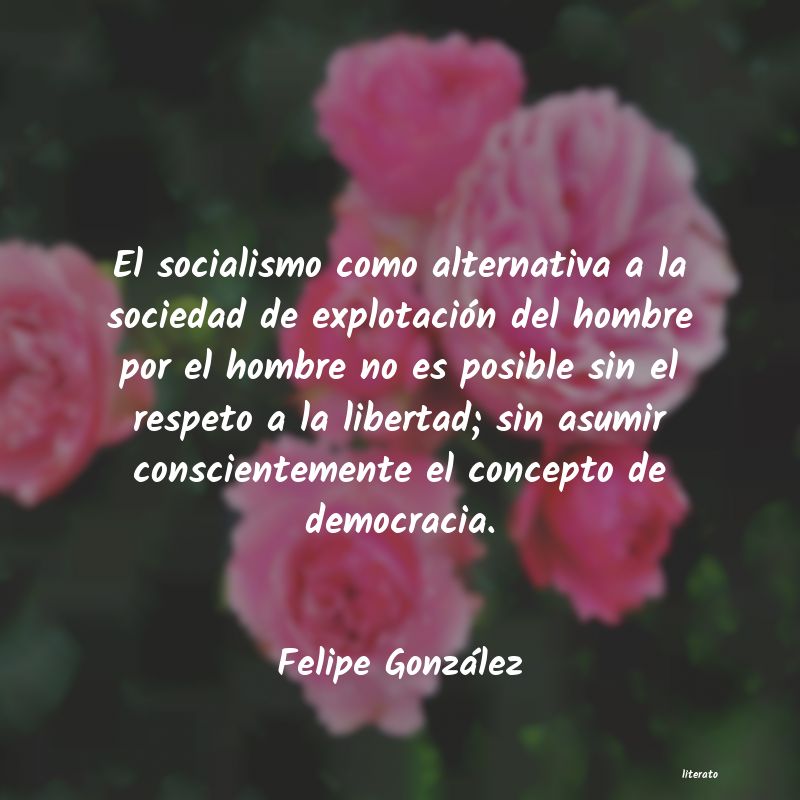 Frases de Felipe González