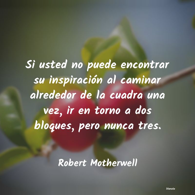frases de Robert Motherwell