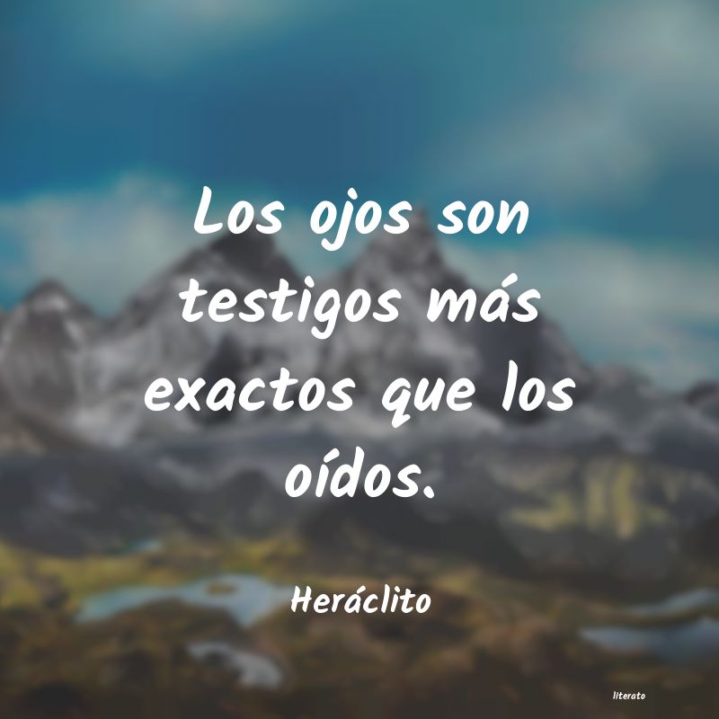 pensamientos de heraclito
