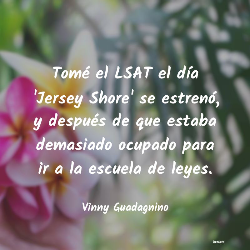 Frases de Vinny Guadagnino