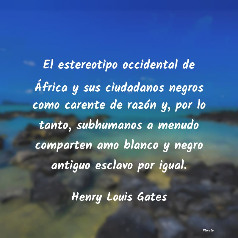 Frases de Henry Louis Gates