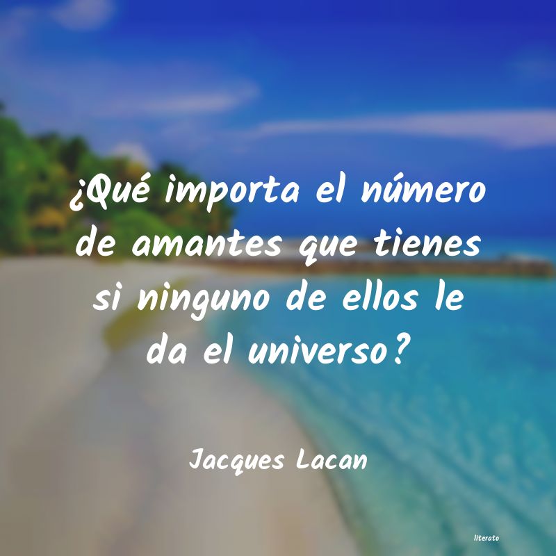 Frases de Jacques Lacan