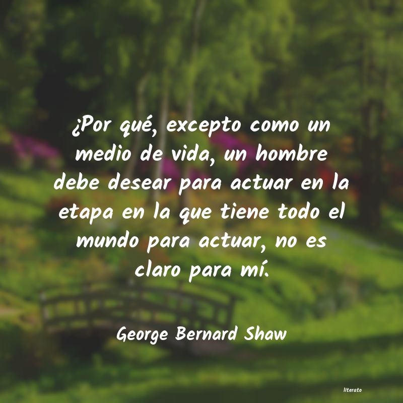 frases de George Bernard Shaw