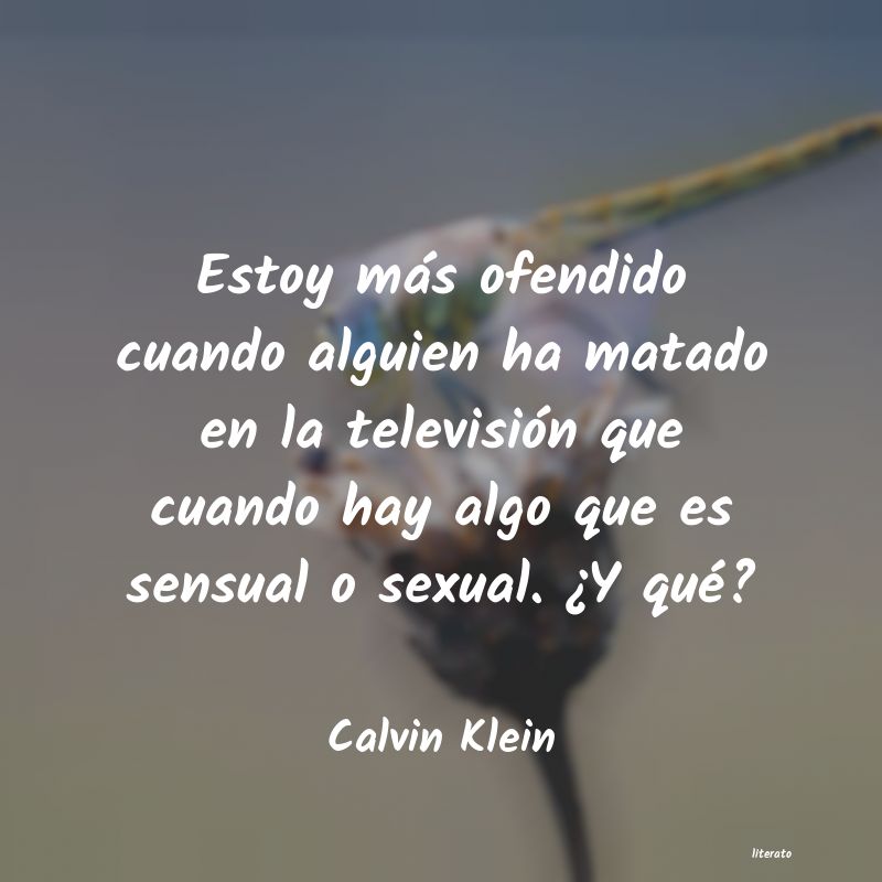 Frases de Calvin Klein