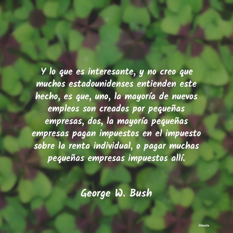 frases de George W. Bush