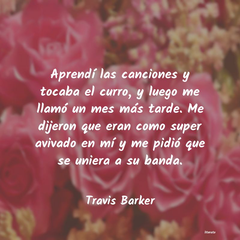 Frases de Travis Barker