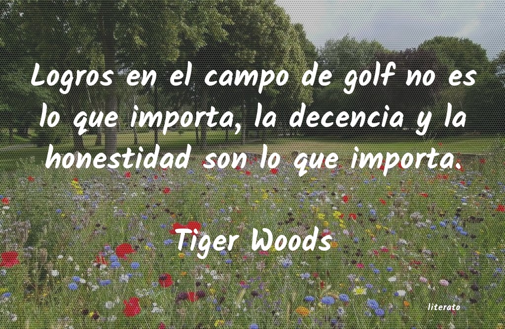 Frases de Tiger Woods