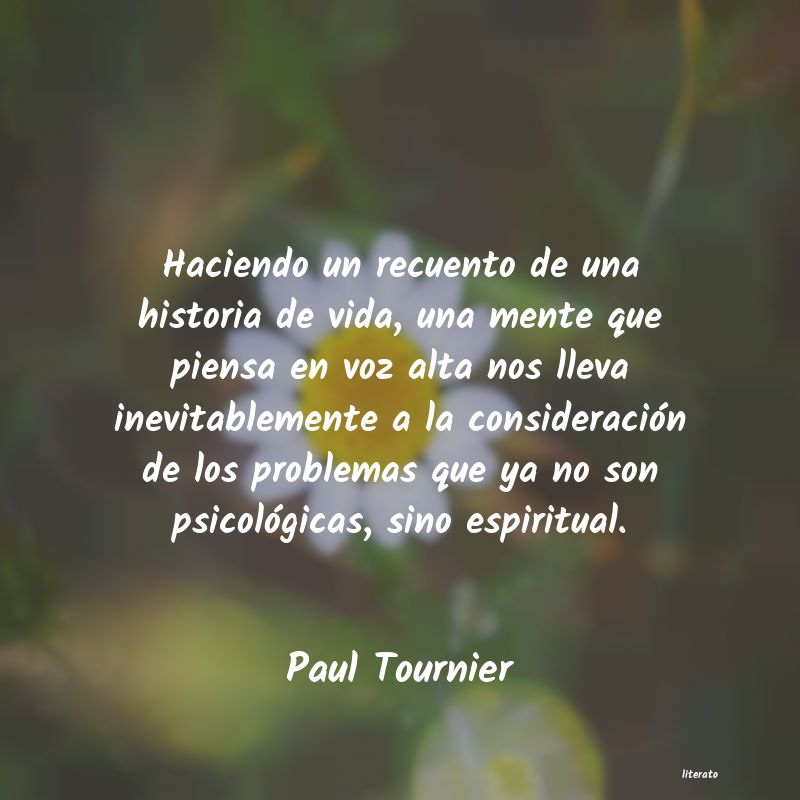 Frases de Paul Tournier