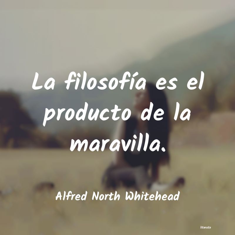 Frases de Alfred North Whitehead