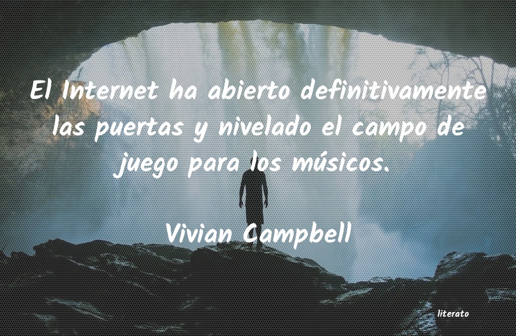 Frases de Vivian Campbell