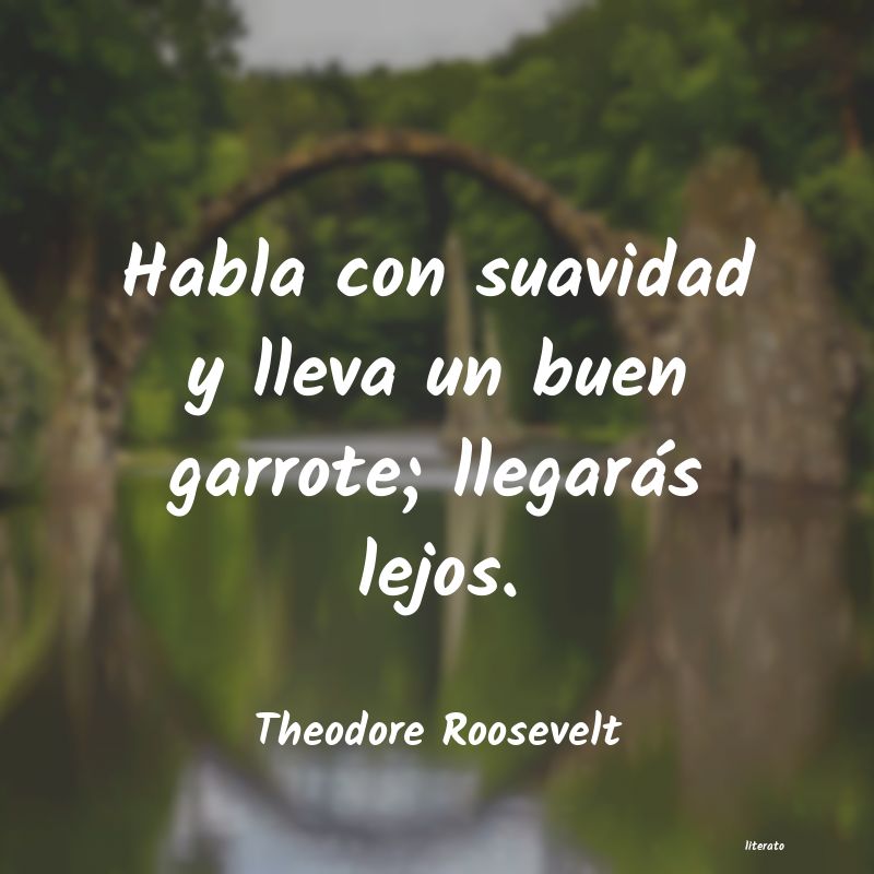 frases de Theodore Roosevelt