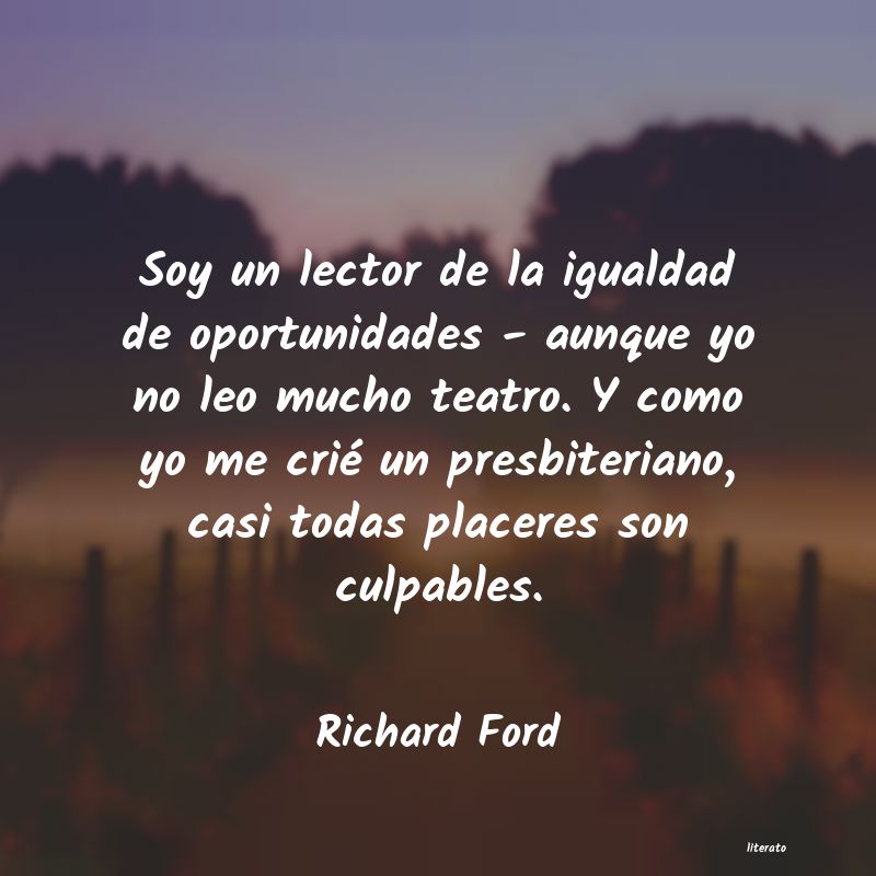 Frases de Richard Ford