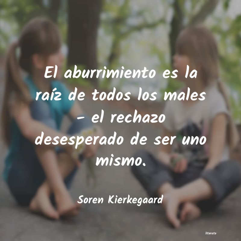 Frases de Soren Kierkegaard