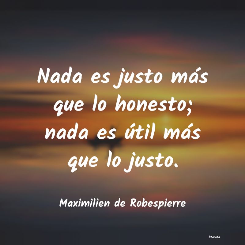 frases de Maximilien de Robespierre