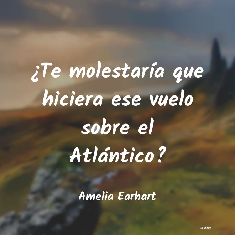 frases de Amelia Earhart