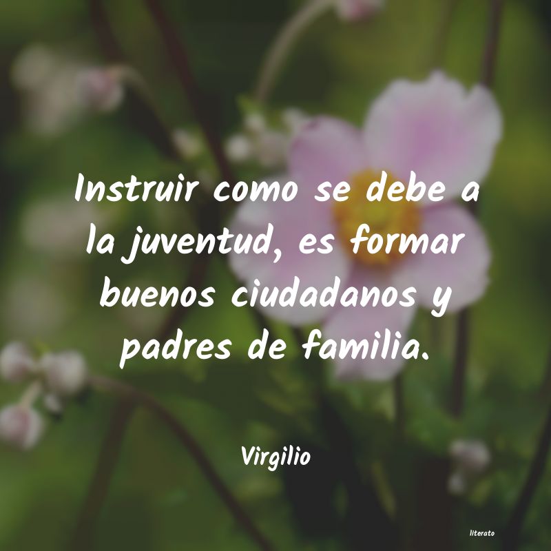 frases de Virgilio
