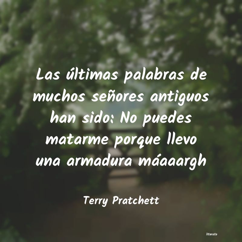 Frases de Terry Pratchett