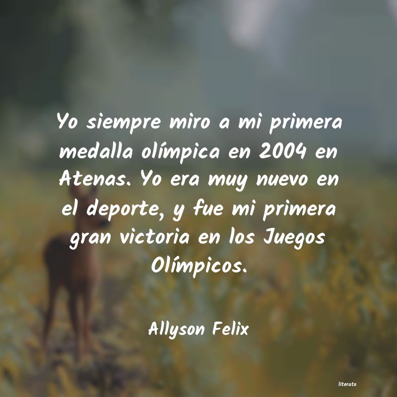 frases de Allyson Felix