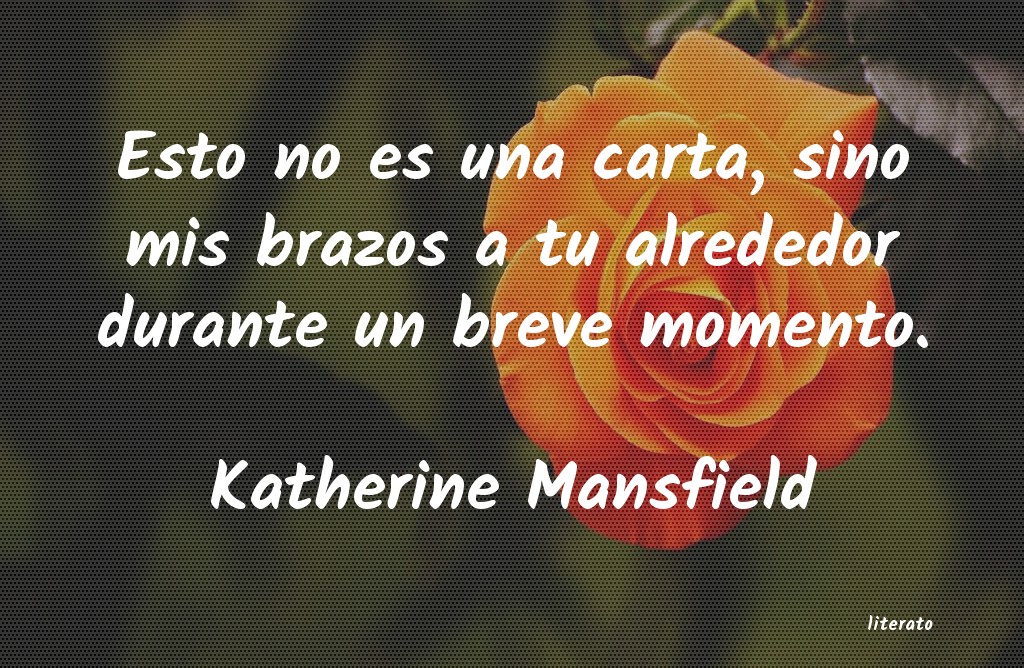 frases de Katherine Mansfield