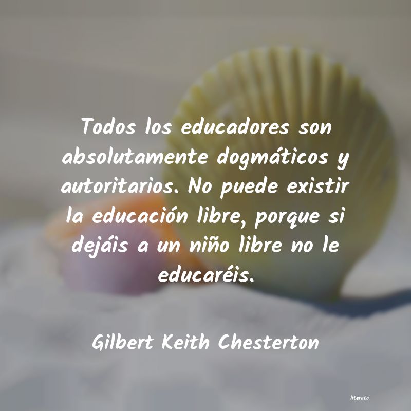 Frases de Gilbert Keith Chesterton