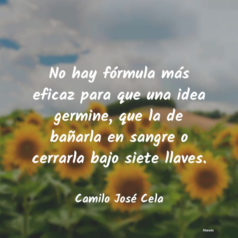 Frases de Camilo José Cela