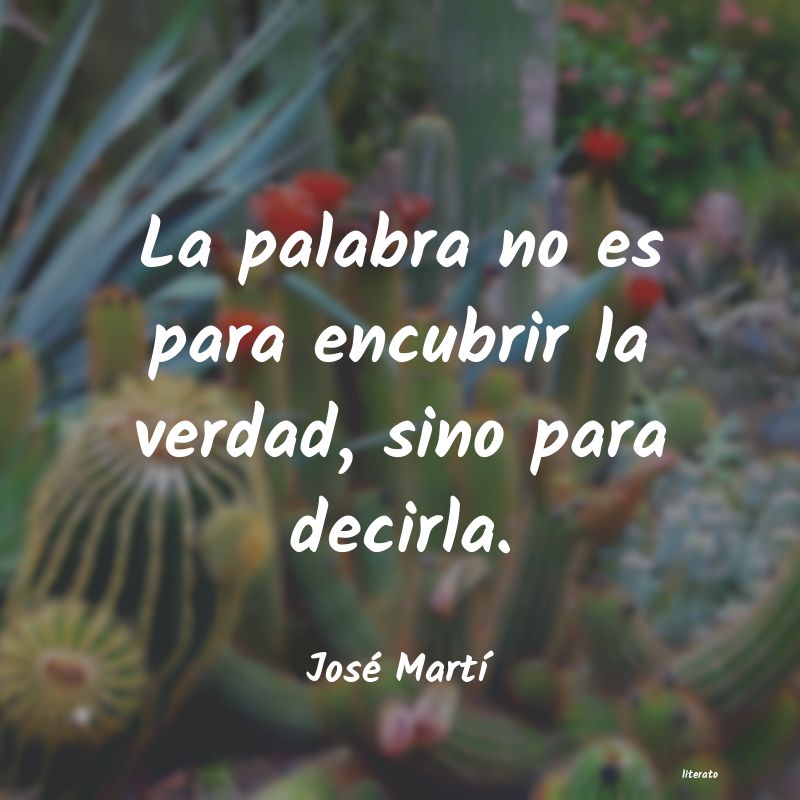 Frases de José Martí