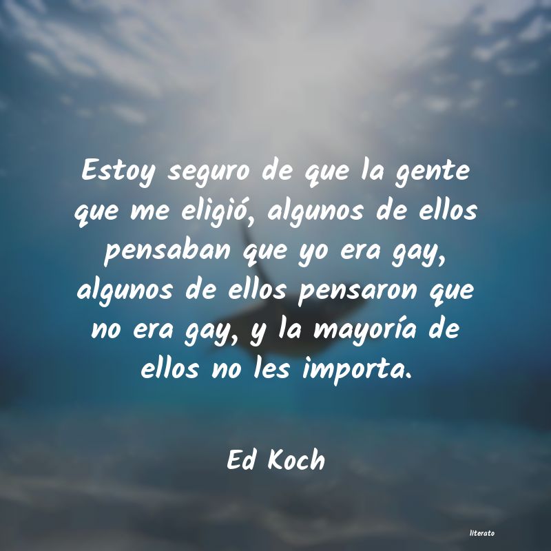 frases de Ed Koch