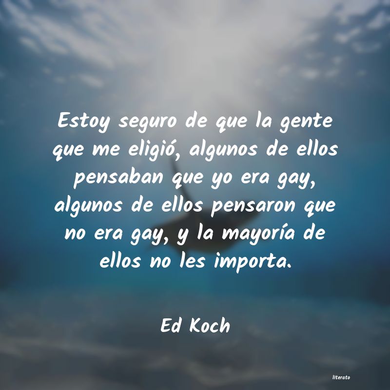 Frases de Ed Koch