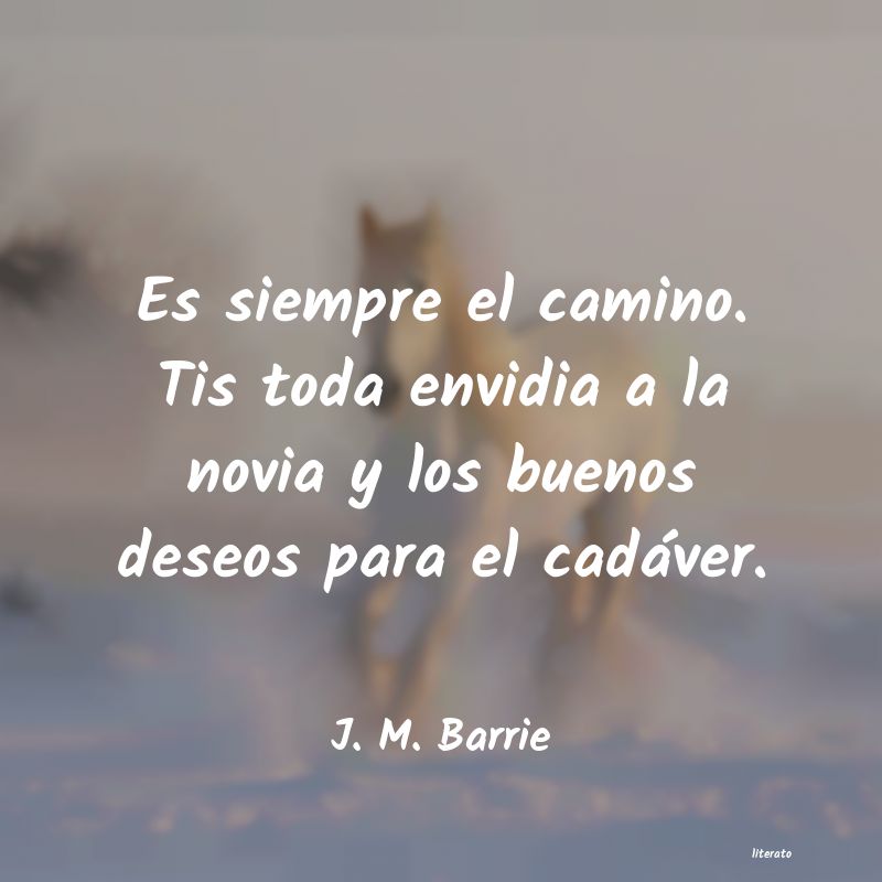 Frases de J. M. Barrie