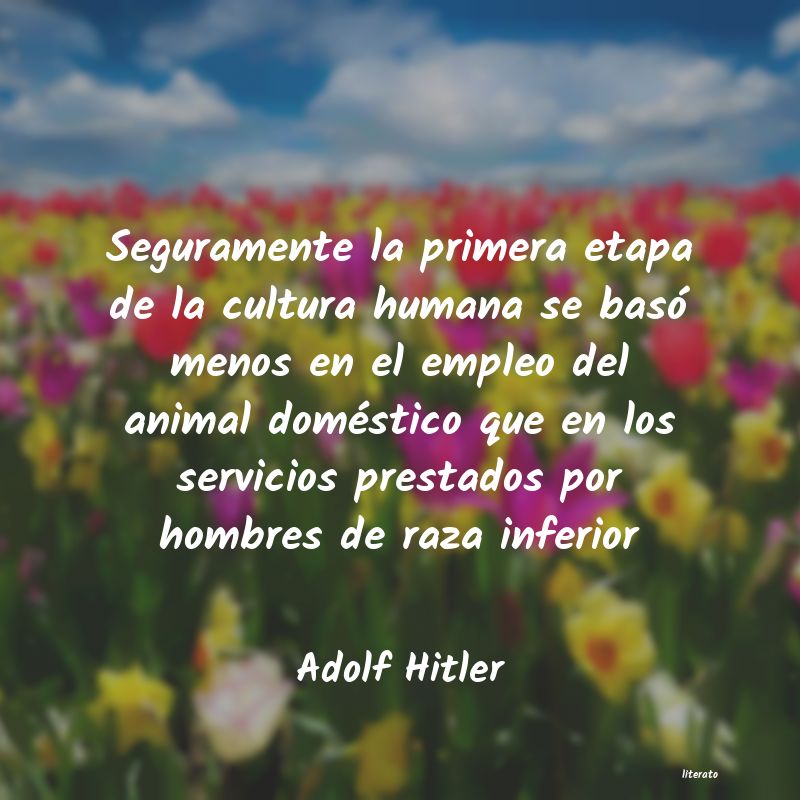 frases de Adolf Hitler