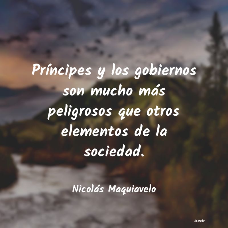 Frases de Nicolás Maquiavelo