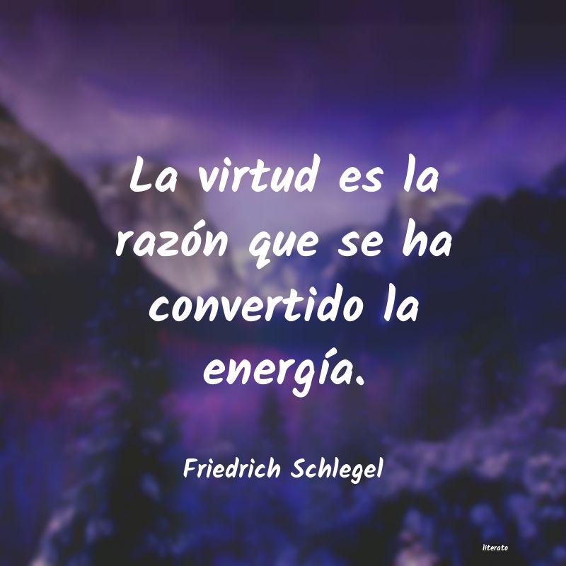 Frases de Friedrich Schlegel