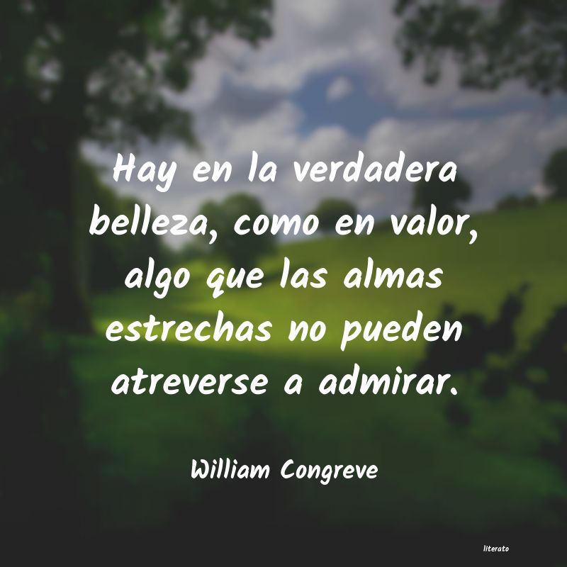 frases de William Congreve