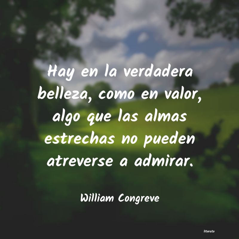 Frases de William Congreve