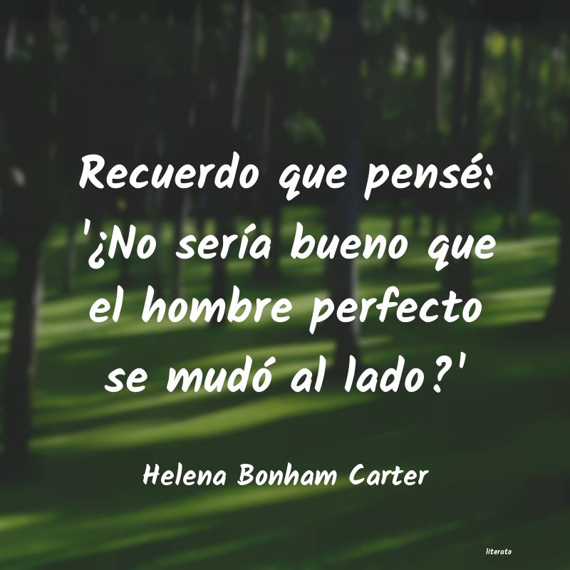 Frases de Helena Bonham Carter